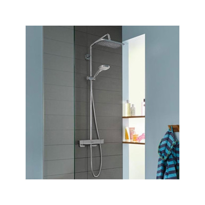 Sprchový systém Croma E 280 Eco, rozteč otvorů: 15 cm, chrom - Sprchový systém Croma E 280 Eco, rozteč otvorů: 15 cm, chrom -