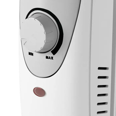 Olejový radiátor Mini, 800 W, velikost místnosti až cca 8 m², bílá - A
