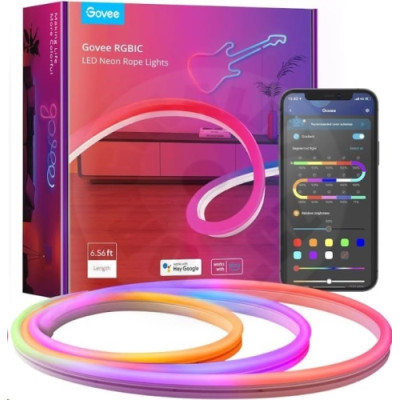 Flexibilní LED pásek Neon SMART, RGBIC, 2m - A Flexibilní LED pásek Neon SMART, RGBIC, 2m - A