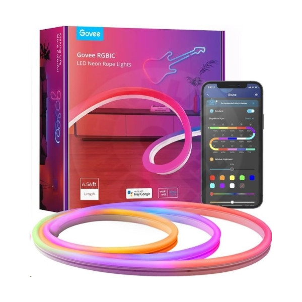 Flexibilní LED pásek Neon SMART,  RGBIC, 2m - A