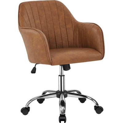 Kancelářská židle 592434 retro brown, počítačová židle, s polstrovanou sametovou látkou - B Kancelářská židle 592434 retro brown, počítačová židle, s polstrovanou sametovou látkou - B