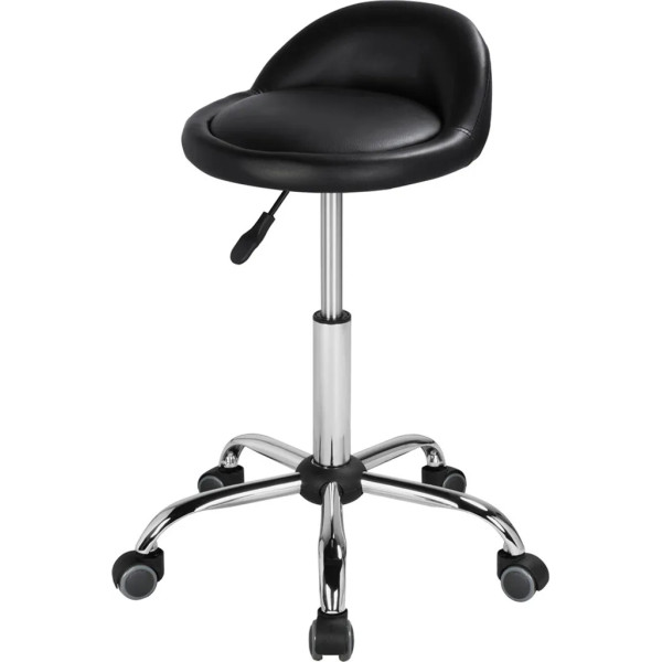 Barová židle 592312 black, otočná židle, pracovní židle, kancelářská židle - A