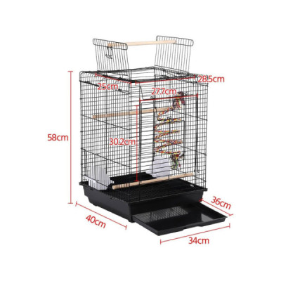  voliéra se sklopnou střechou