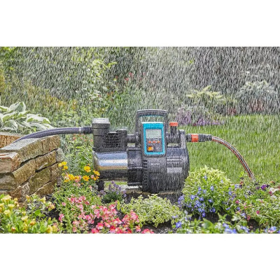 Zavlažovací čerpadlo GARDENA Home & Garden Automat 6000/6 LCD nerez, 1 300 W, max. průtok: 6 000 l/h - A