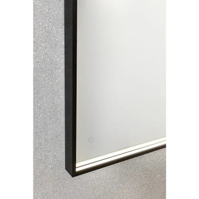 Vysoce kvalitní zrcadlo Light Mirror Noir, 100 x 68 cm, černé - A Vysoce kvalitní zrcadlo Light Mirror Noir, 100 x 68 cm, černé - A