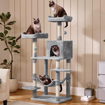 Škrabadlo pro kočky 611193 light gray, aktivitní centrum pro kočky - B Škrabadlo pro kočky 611193 light gray, aktivitní centrum pro kočky - B
