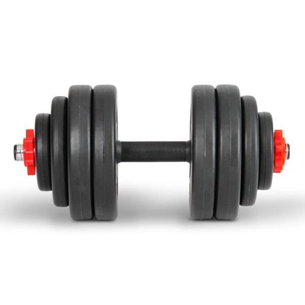 Činka SP-WS-015-V, s protiskluzovou rukojetí, vinyl, 15 kg, černá