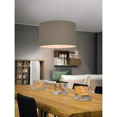 Kulaté závěsné světlo Pasteri, průměr: 380 mm, barva stínidla: Taupe - N Kulaté závěsné světlo Pasteri, průměr: 380 mm, barva stínidla: Taupe - N