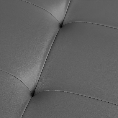 Rozkládací pohovka 611109 gray, 166,5 x 94 x 40 cm, nosnost 350 kg, světle šedá - B