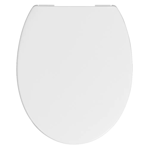 WC sedátko Venice, duroplast, bílý, s tlumeným zavíráním - A