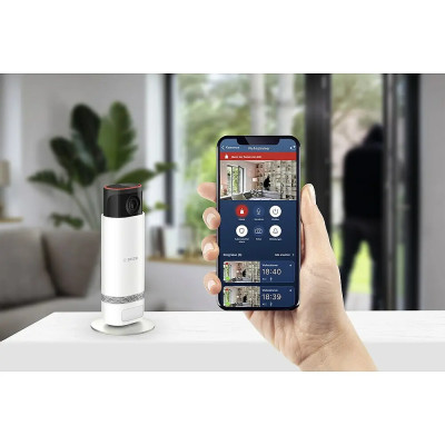 Vnitřní kamera BOSCH Smart Home Eyes II, 160 x 72 x 160 mm, 1 920 x 1 080 pixelů (Full HD), bezdrátový dosah: 0 m - 99 m - A Vnitřní kamera BOSCH Smart Home Eyes II, 160 x 72 x 160 mm, 1 920 x 1 080 pixelů (Full HD), bezdrátový dosah: 0 m - 99 m - A