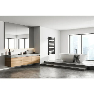 Koupelnový radiátor TVS Design Paso 15-500, 50 x 112 cm, 283 W, černá - B Koupelnový radiátor TVS Design Paso 15-500, 50 x 112 cm, 283 W, černá - B