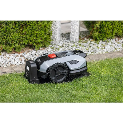 Robotická sekačka SCHEPPACH BRMR300, 300 m², šířka sečení: 16 cm, indukční navigace, ohraničující vodič - A Robotická sekačka SCHEPPACH BRMR300, 300 m², šířka sečení: 16 cm, indukční navigace, ohraničující vodič - A