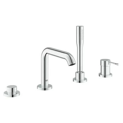 Vanová baterie na okraj vany GROHE Essence, 4otvorové, chromované, lesklé - A Vanová baterie na okraj vany GROHE Essence, 4otvorové, chromované, lesklé - A