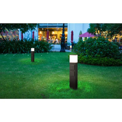 LED chodníkové světlo Milan, 12 W, výška: 50 cm, teplá bílá, se zásuvkou - A
