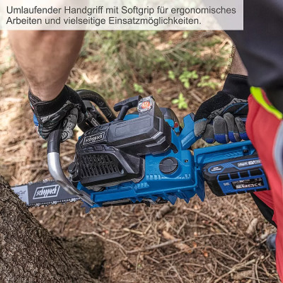 Benzínová motorová pila SCHEPPACH IXES 20V PCS56E, 2 300 W, 56 cm³, délka čepele: 51 cm, max. tloušťka větve: 47 cm - A