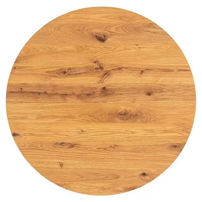 Kulatá deska stolu Pur International Select, průměr: 100 cm, tloušťka: 4 cm, dub - A Kulatá deska stolu Pur International Select, průměr: 100 cm, tloušťka: 4 cm, dub - A