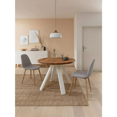 Kulatá deska stolu Pur International Select, průměr: 100 cm, tloušťka: 4 cm, dub - A Kulatá deska stolu Pur International Select, průměr: 100 cm, tloušťka: 4 cm, dub - A