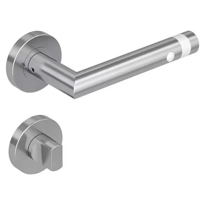 Moderní LED pokojové kliky do L-tvaru, matná, levá/pravá - A