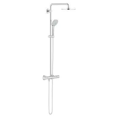 Sprchový systém GROHE Euphoria XXL 210, s termostatickou baterií, rozteč otvorů: 101,6 cm, počet typů trysek: 3, chrom - A Sprchový systém GROHE Euphoria XXL 210, s termostatickou baterií, rozteč otvorů: 101,6 cm, počet typů trysek: 3, chrom - A