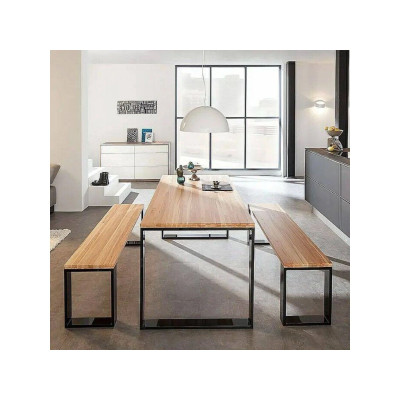 Nábytková noha, 2 ks, 80 x 72 x 8 cm, nosnost 250 kg, ocel, černé - A Nábytková noha, 2 ks, 80 x 72 x 8 cm, nosnost 250 kg, ocel, černé - A