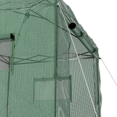 Skleník Pop-Up fólie, 240 x 180 x 245 cm, kov, plast - A