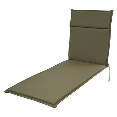 Podložka na lehátko Esdo, olivová, 190 x 63 x 4,5 cm, polyester - A Podložka na lehátko Esdo, olivová, 190 x 63 x 4,5 cm, polyester - A