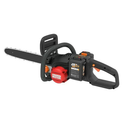 Aku řetězová pila WORX PowerShare 20V WG385E.9, 20 V, Li-ion, délka čepele: 40 cm, BEZ BATERIE - A