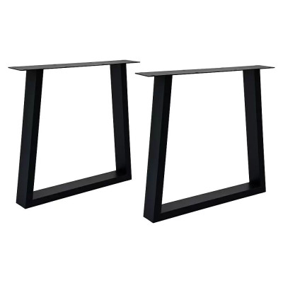 Noha stolu Emden, 780 x 130 x 720 mm, černá, 2 ks - B Noha stolu Emden, 780 x 130 x 720 mm, černá, 2 ks - B