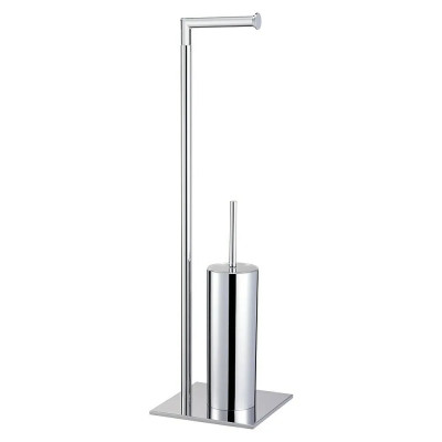 Sada příslušenství na toaletu Ilayda, výška: 71 cm, chrom - A Sada příslušenství na toaletu Ilayda, výška: 71 cm, chrom - A