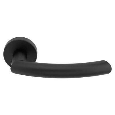 Kování pokojových dveří Wisconsin Smart2Lock pravé, 38 mm - 45 mm, nerezová ocel, tvar L, černá - A Kování pokojových dveří Wisconsin Smart2Lock pravé, 38 mm - 45 mm, nerezová ocel, tvar L, černá - A