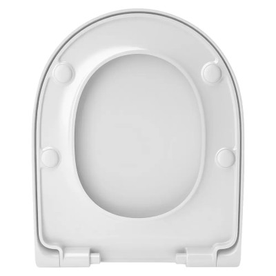 Záchodové sedátko New York 3.0, duroplast, bílý, s tlumeným zavíráním - A Záchodové sedátko New York 3.0, duroplast, bílý, s tlumeným zavíráním - A