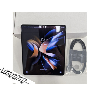 Chytrý telefon SAMSUNG Galaxy Z Fold4 (SM-F936BZKBEUB), 12/256 GB, 2176×1812 Dynamic AMOLED 2X, černý - A Chytrý telefon SAMSUNG Galaxy Z Fold4 (SM-F936BZKBEUB), 12/256 GB, 2176×1812 Dynamic AMOLED 2X, černý - A