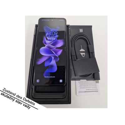 Chytrý telefon SAMSUNG Galaxy Z Flip 3 5G (SM-F711BZKEEUB), 5G/256GB, černý - B Chytrý telefon SAMSUNG Galaxy Z Flip 3 5G (SM-F711BZKEEUB), 5G/256GB, černý - B
