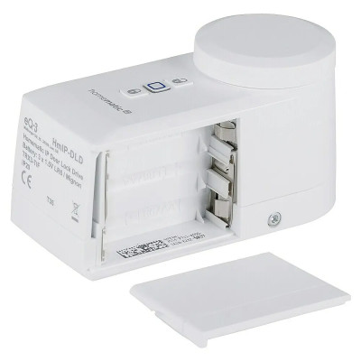 Bezdrátový pohon dveřního zámku HOMEMATIC IP HmIP-DLD, bílá, na baterie, 36 x 56 x 118 mm - A Bezdrátový pohon dveřního zámku HOMEMATIC IP HmIP-DLD, bílá, na baterie, 36 x 56 x 118 mm - A