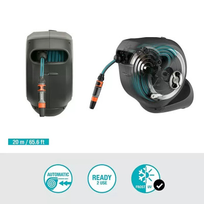 Nástěnný box na hadici GARDENA RollUp M, délka hadice: 20 m - A