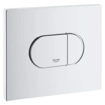 Splachovací tlačítko GROHE Arena Cosmopolitan, bílá, systém zapuštěného dorazu, horizontální - B Splachovací tlačítko GROHE Arena Cosmopolitan, bílá, systém zapuštěného dorazu, horizontální - B