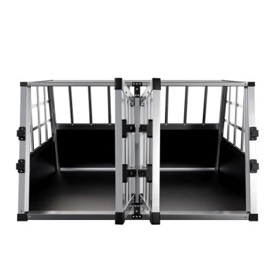 Hliníkový přepravní box pro psy 26966, LX, 89 x 70 x 51 cm - B Hliníkový přepravní box pro psy 26966, LX, 89 x 70 x 51 cm - B