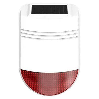Bezdrátová solární venkovní siréna Safe2Home SP110, pro: alarm Safe2Home SP110/210, signál alarmu: 105 dB - B Bezdrátová solární venkovní siréna Safe2Home SP110, pro: alarm Safe2Home SP110/210, signál alarmu: 105 dB - B