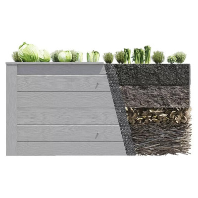 Vyvýšený truhlík, 115 x 40 x 43 cm, dřevo - B Vyvýšený truhlík, 115 x 40 x 43 cm, dřevo - B