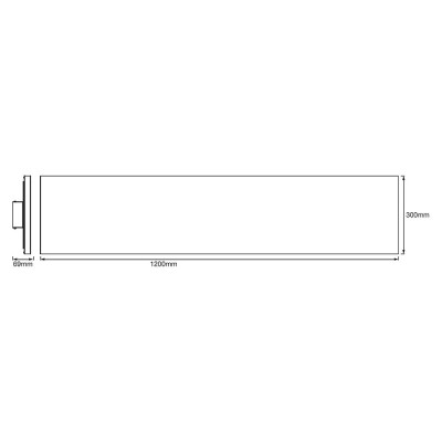 copy of Bezrámový LED panel Smart+ WiFi Planon, 40 W, 1 200 x 300 x 69 mm, bílá, RGBW - A