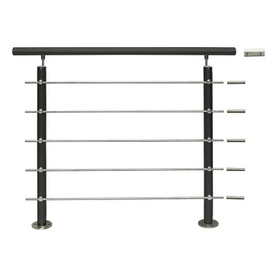 Sada zábradlí TREBA Frewa AG6, hliník, antracit, nerezová ocel, délka: 150 cm - N Sada zábradlí TREBA Frewa AG6, hliník, antracit, nerezová ocel, délka: 150 cm - N