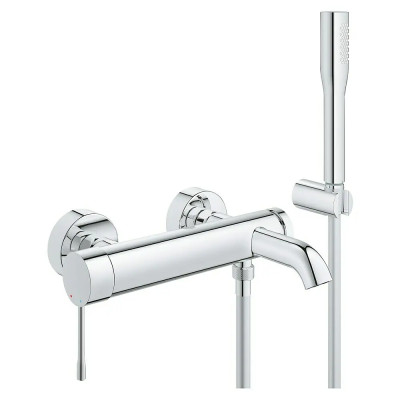 Vanová baterie GROHE Essence, s ruční sprchou, chrom, lesklý - A Vanová baterie GROHE Essence, s ruční sprchou, chrom, lesklý - A