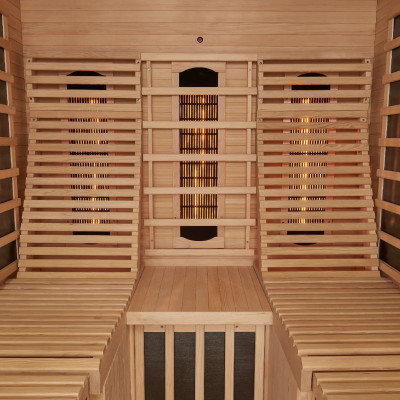 Infračervená sauna Helsinki 150 30612, s duální technologií, 150 x 150 x 190cm - B Infračervená sauna Helsinki 150 30612, s duální technologií, 150 x 150 x 190cm - B