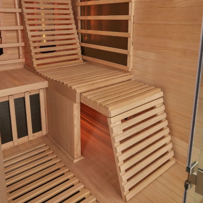 Infračervená sauna Helsinki 150 30612, s duální technologií, 150 x 150 x 190cm - B Infračervená sauna Helsinki 150 30612, s duální technologií, 150 x 150 x 190cm - B