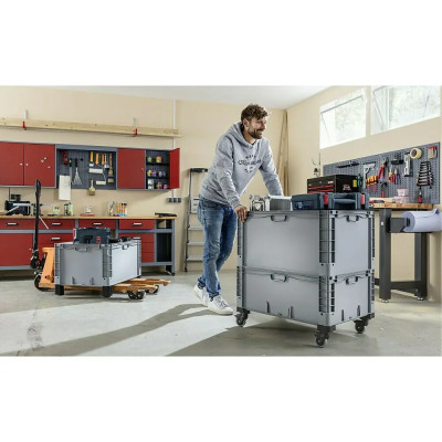 Sada koleček s aretační brzdou, pro: Krabice Surplus Systems Euronorm - A Sada koleček s aretační brzdou, pro: Krabice Surplus Systems Euronorm - A