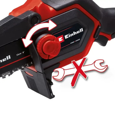 Aku řetězová pila EINHELL GE-PS18-15LI BAG KIT, 18 V, 2,5 Ah - B Aku řetězová pila EINHELL GE-PS18-15LI BAG KIT, 18 V, 2,5 Ah - B