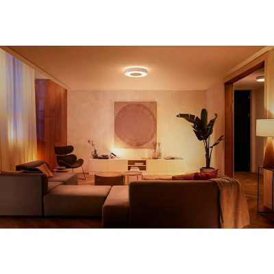 Kulaté stropní LED svítidlo PHILIPS Hue Infuse, 42,5 x 8,4 cm - A