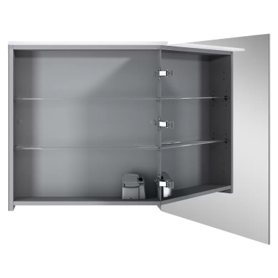 Zrcadlová skříňka Look LED, 60,6 x 64,8 cm - B