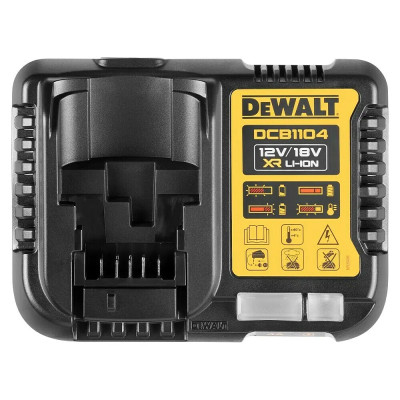 Baterie a nabíječka DEWALT XR 18V DCB1104M2-QW - A Baterie a nabíječka DEWALT XR 18V DCB1104M2-QW - A